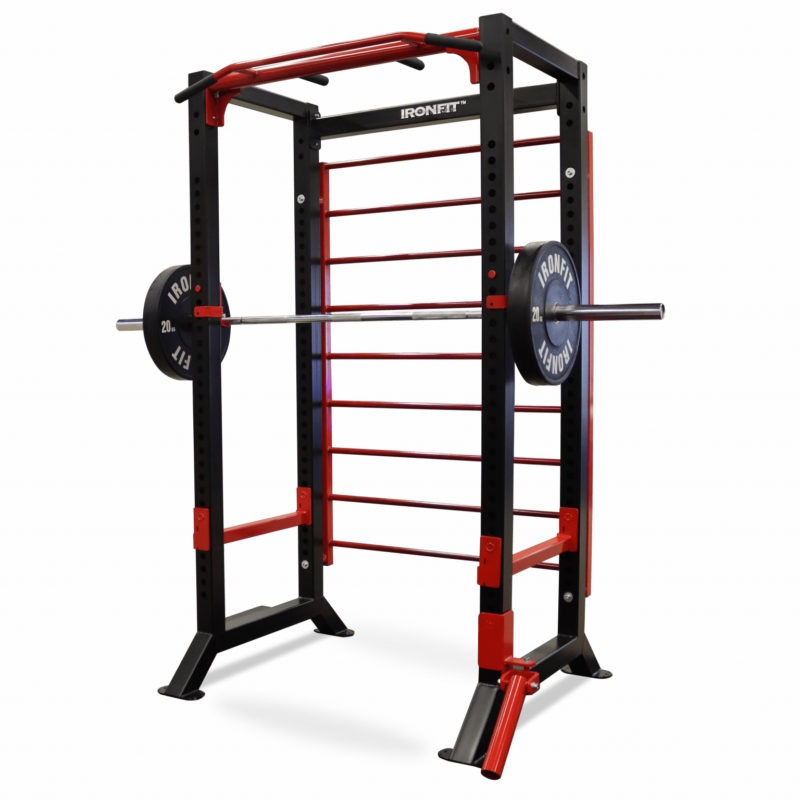 Ironfit Power Rack lisävarusteilla D2006