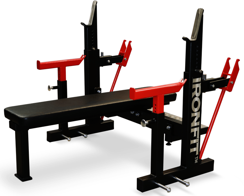 IRONFIT POWER LIFTING BENCH WITH ASSISTANT H1000B