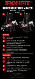 Ironfit Reidenkoukistuslaite maaten HD8003